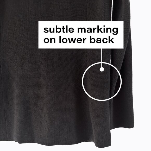 Lauren Ralph Lauren Sweater-Knit Blazer SzS Combed Black Crest Button Y2K Preppy - Picture 6 of 9